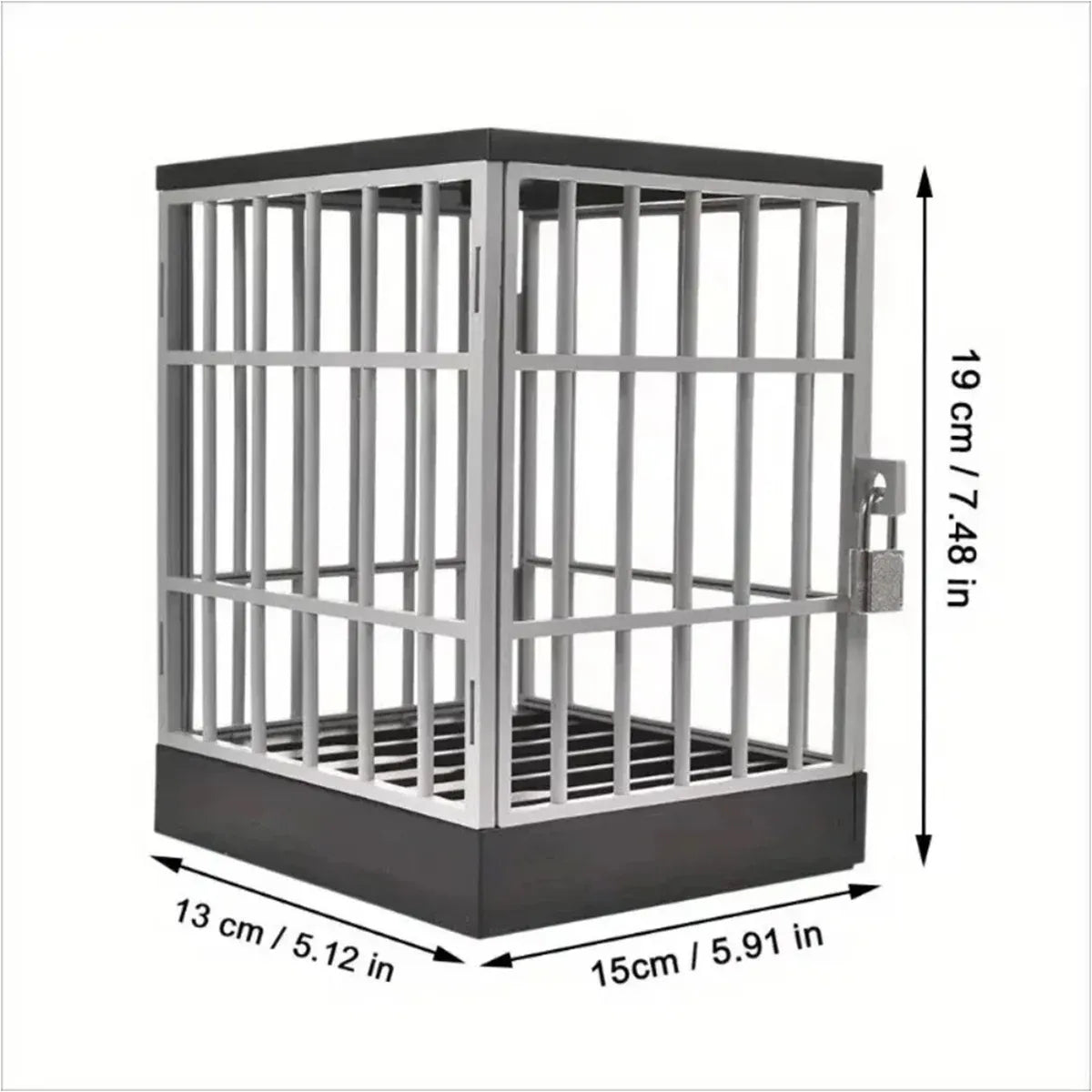 Mobile Phone Jail Lock Up Safe Smartphone Storage Box Prison Cell Locking Cage
