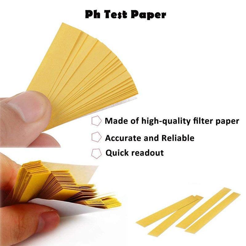 pH Test Strips Universal Litmus Paper for Water Saliva Urine Pool Soil Liquid 1-14 - 80PCS (1 Book)