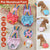 Female Pet Dog Cat Puppy Pant Menstrual Sanitary Nappy Diaper Wrap Underwear Blue - M