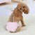 Female Pet Dog Cat Puppy Pant Menstrual Sanitary Nappy Diaper Wrap Underwear Blue - M