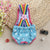 Female Pet Dog Cat Puppy Pant Menstrual Sanitary Nappy Diaper Wrap Underwear Blue - M