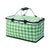 Foldable Picnic Basket Outdoor Camping Carrying Basket Portable Food Storage - Greenery