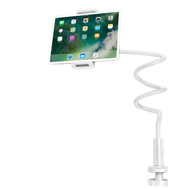 Adjustable Flexible Phone Tablet Holder with Clamp for Bed Desk Mount Use - Pink