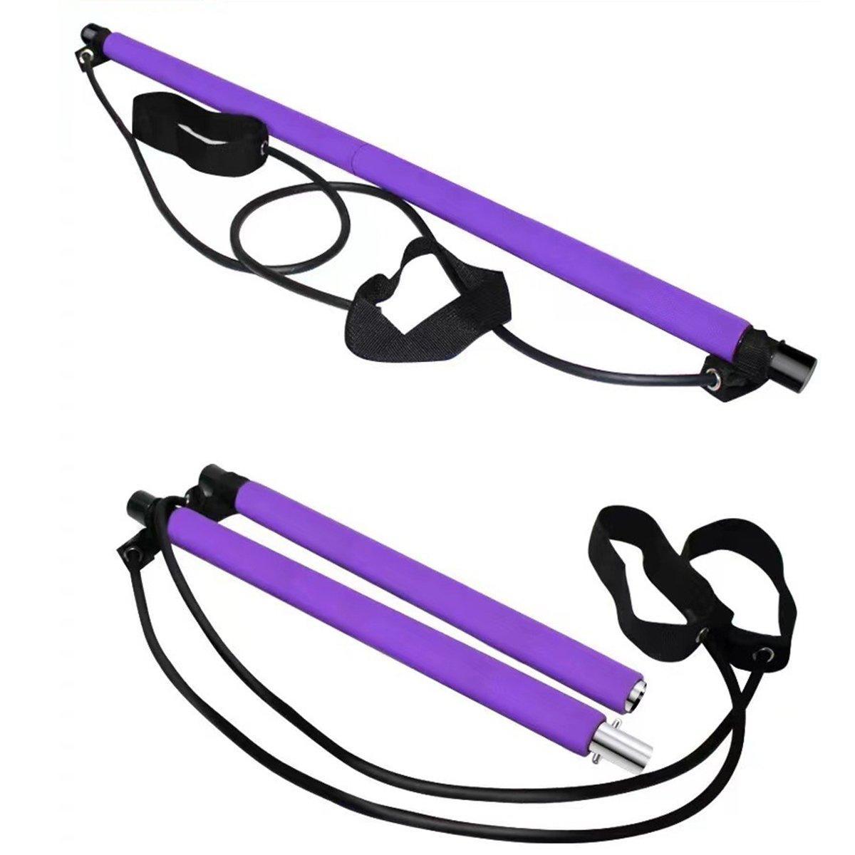 Multi-Purpose Pilates Stick Home Fitness Stretch Exercise Training Hip Rope