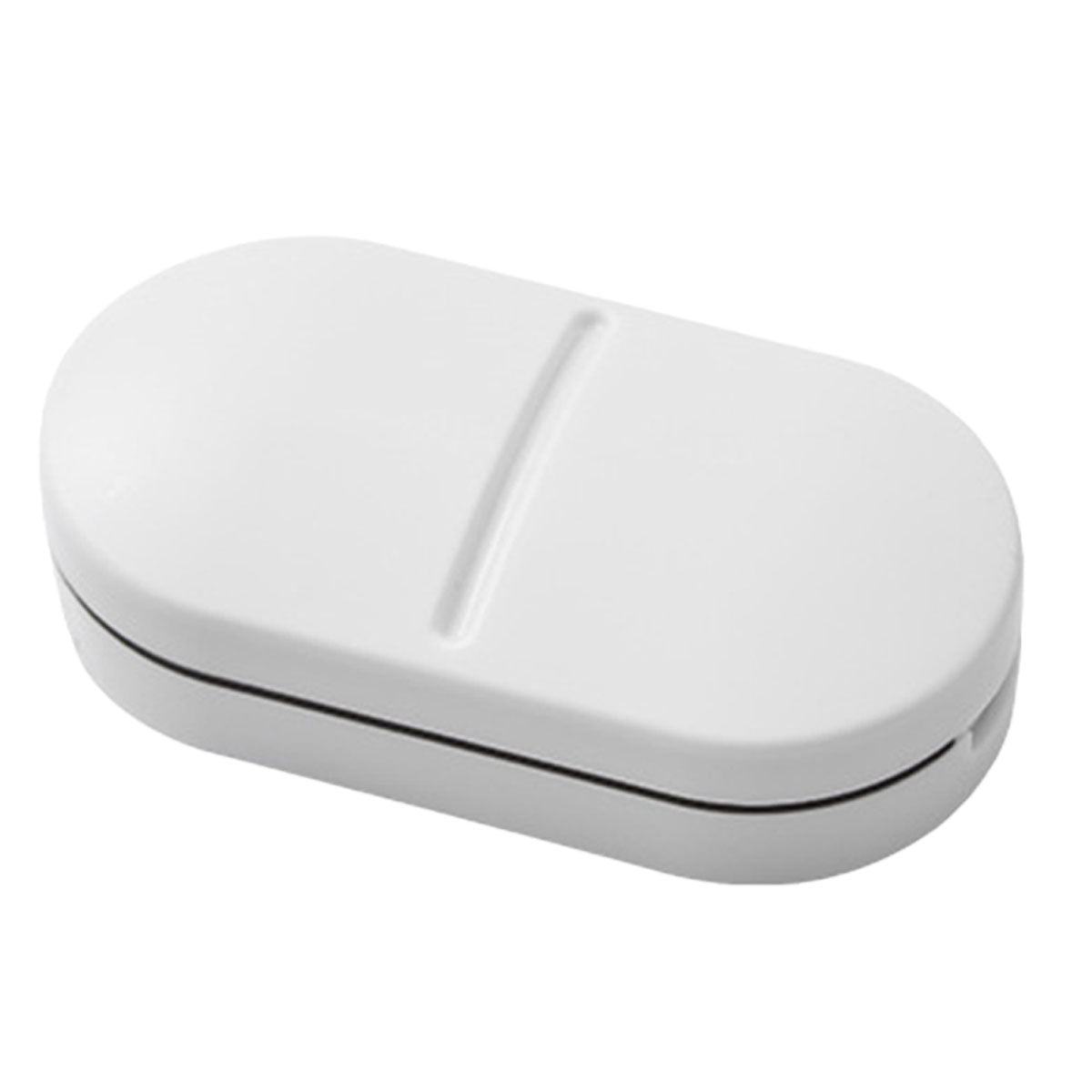 3PCS Tablet Cutter Pill Splitter Portable Medicine Box Pill Organizer Divider - White