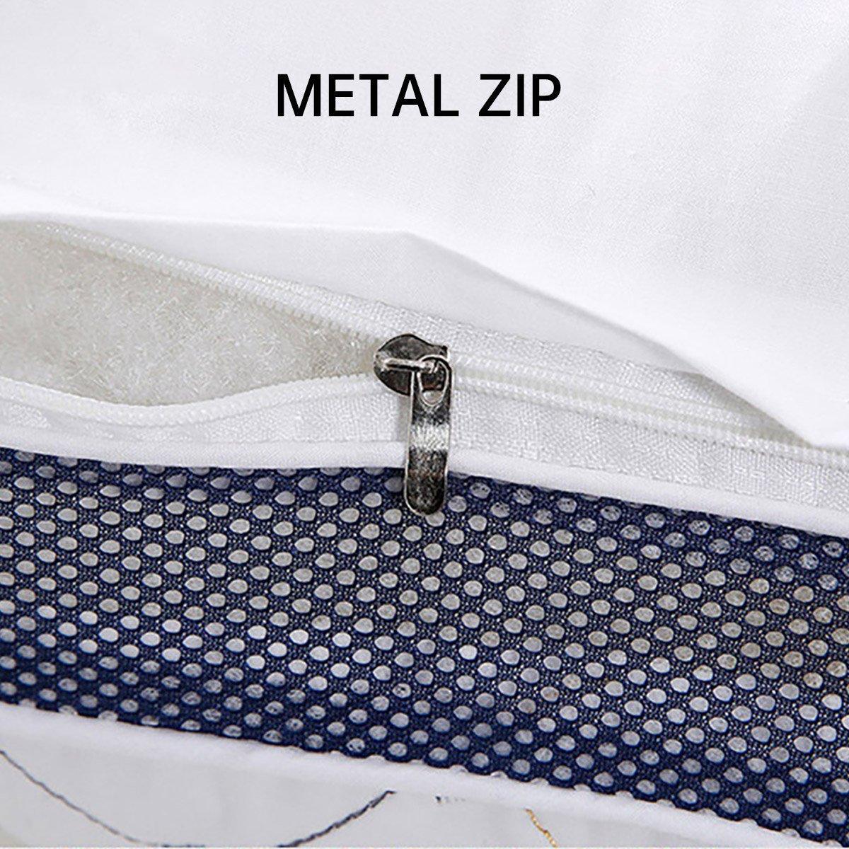 1/2PCS Hotel Style Polyester Fibre Pillow Washable High Rebound Support - 700g