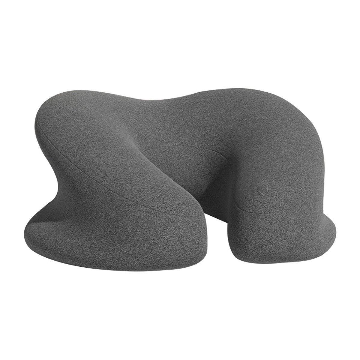 Universal Massage Table Face Cushion Pillow U Shape Head Face Down Rest Pillow - Light Grey
