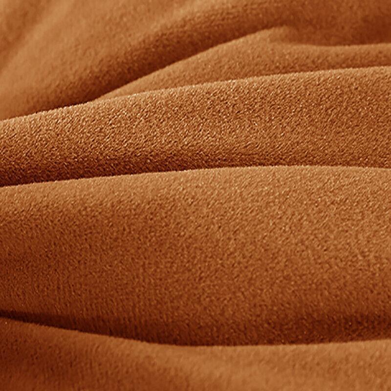 40x40cm Multicoloured Plain Solid Colour Cushion Cover Covers Decorative Pillow Case - Light Coffee