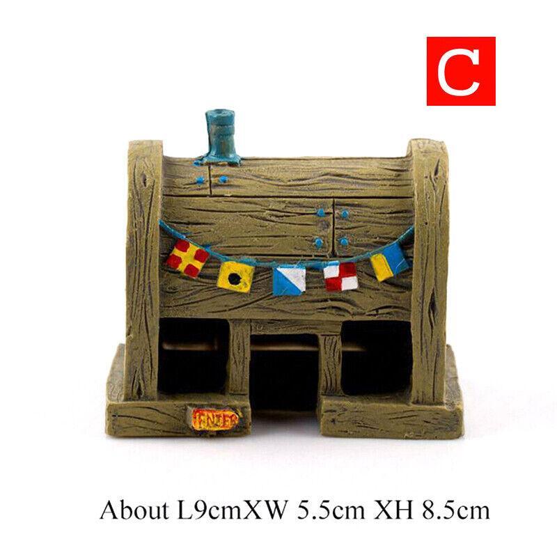 For Alien Spongebob Pineapple House Hole Fish Tank Decoration Aquarium Ornament - Pineapple