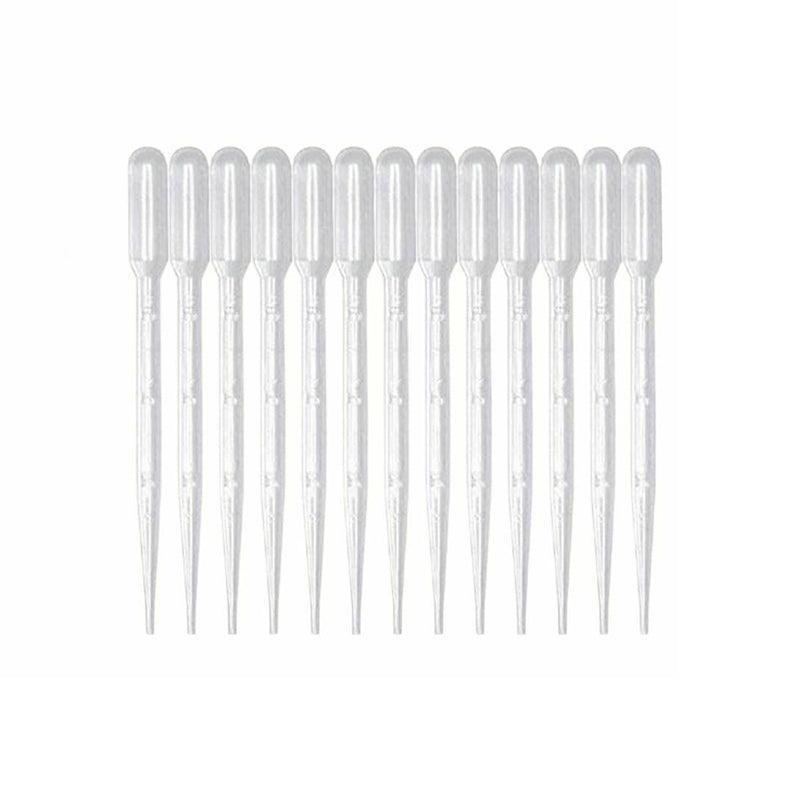 100X 3ml Disposable Graduated Plastic Pipettes for Liquid Transfer - 100PCS