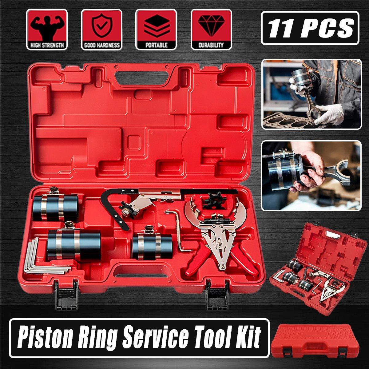 11X Auto Engine Piston Ring Service Tool Set Compressor Tools Kit for Car