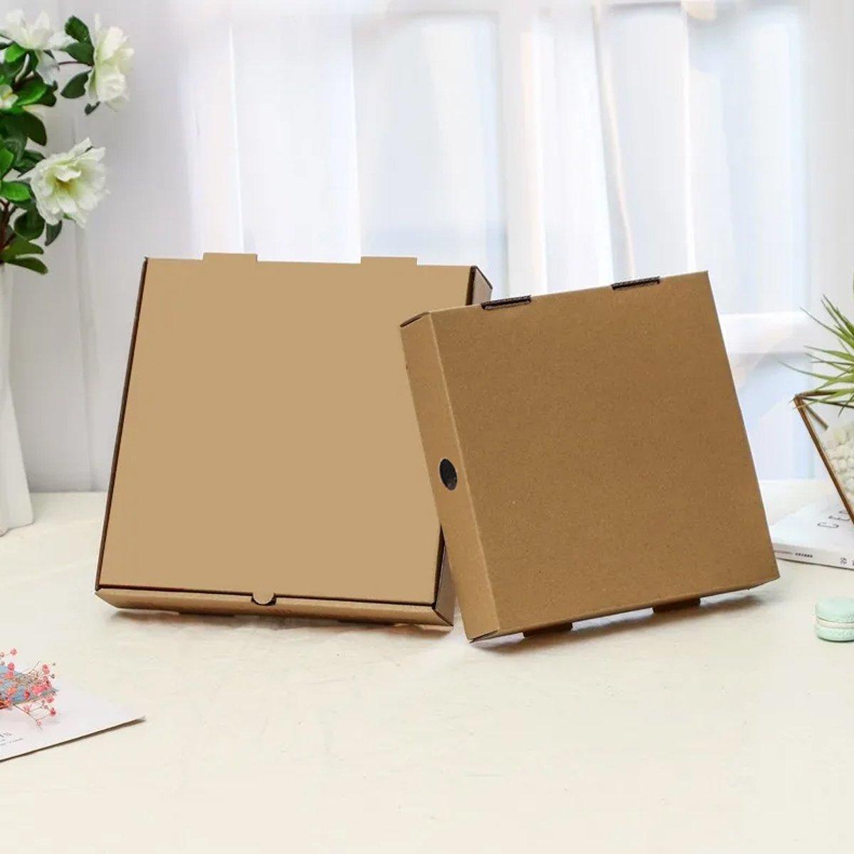 25pcs Break Resistant Pizza Boxes for Cooking Takeout and Food Delivery Needs - 10inch