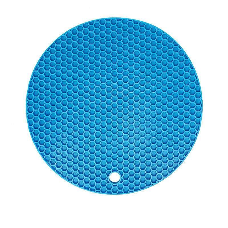 2Pcs Silicone Pot Holder Trivet Mat Hot Pads Non-Slip Heat Resistant Bpa Free