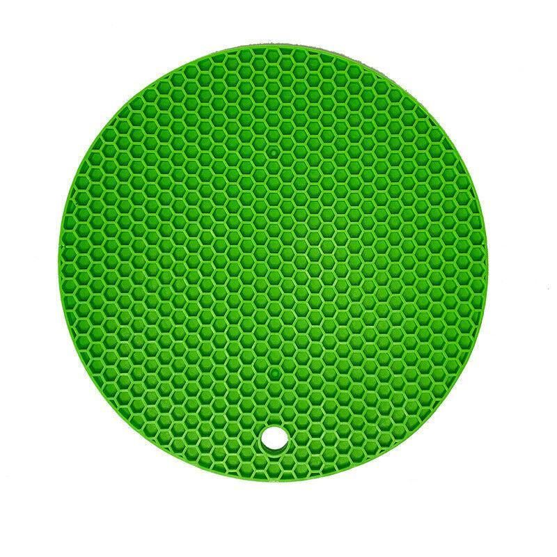 2Pcs Silicone Pot Holder Trivet Mat Hot Pads Non-Slip Heat Resistant Bpa Free