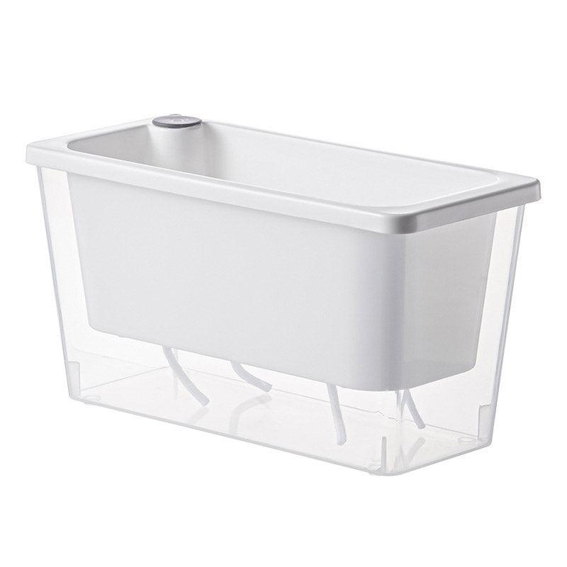 Balcony Vegetable Pot Planter Lazy Self Priming Flower Pot for Indoor Gardening - Green