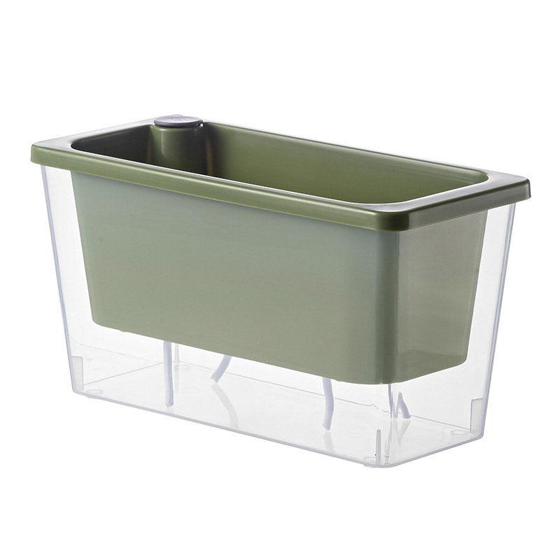 Balcony Vegetable Pot Planter Lazy Self Priming Flower Pot for Indoor Gardening - Pink