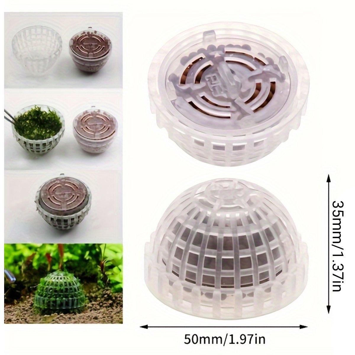3pcs Aquarium Plastic Moss Ball Fish Decoration Aquatic Plant Accessories