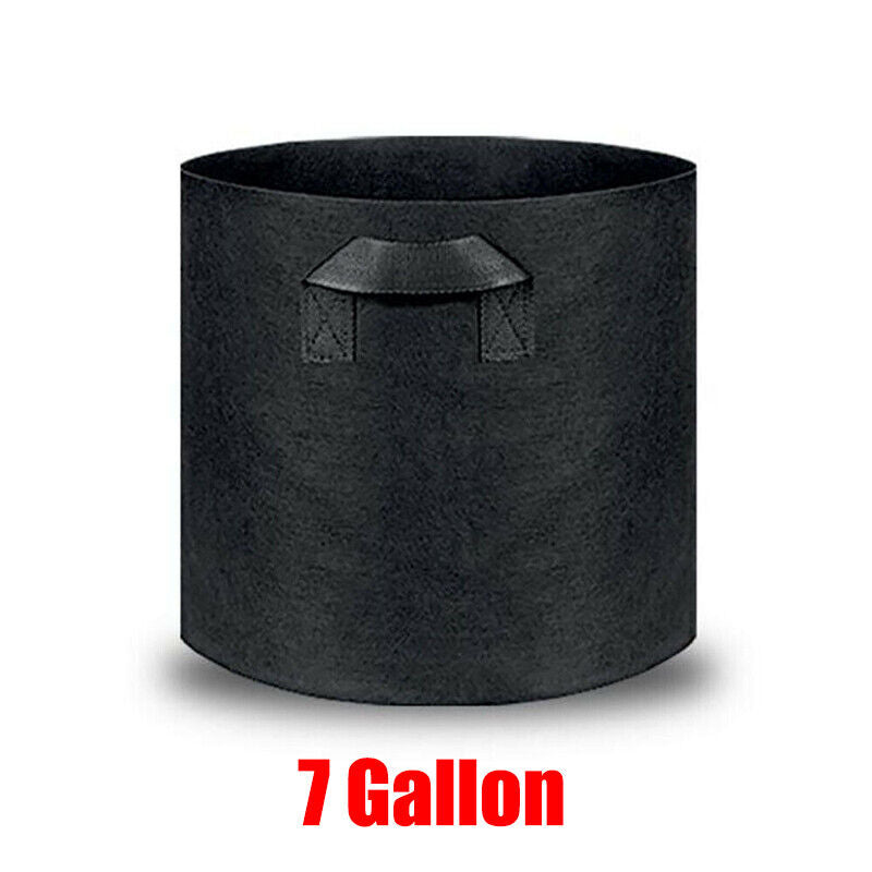 10 Pack Breathable Fabric Plant Grow Pots 2 to 20 Gallon Sizes - 20 Gallon-10PCS