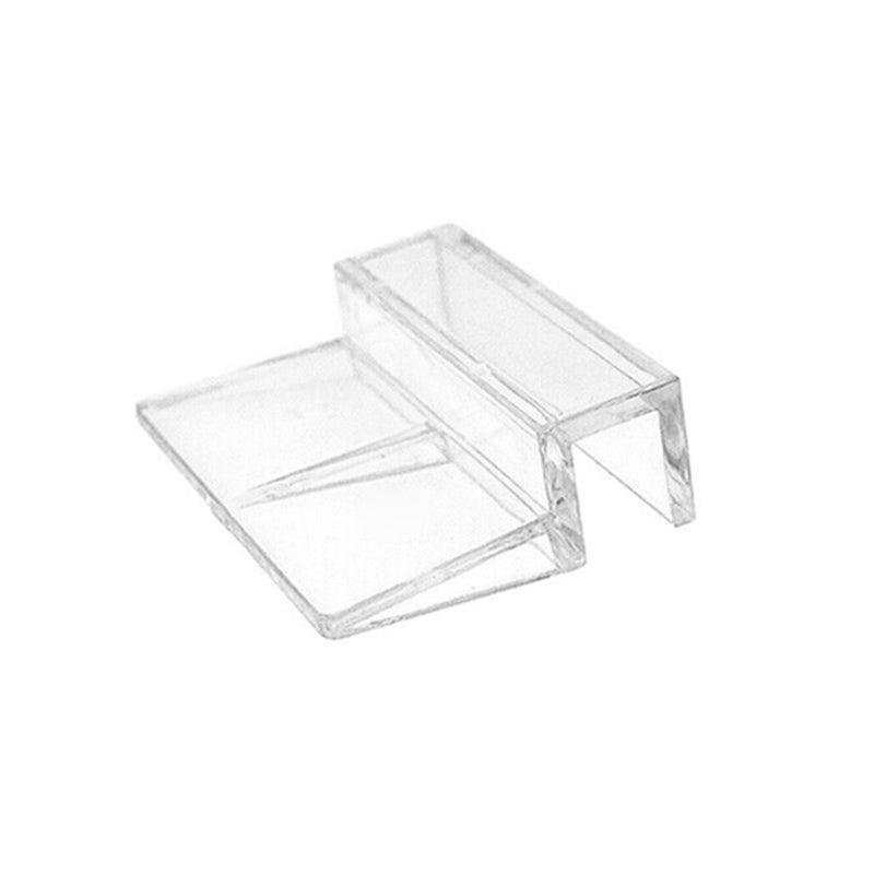 4Pcs Plastic Clips Glass Cover Support Holder Aquarium Fish Tank 6/8/10/12Mm New - 10MM