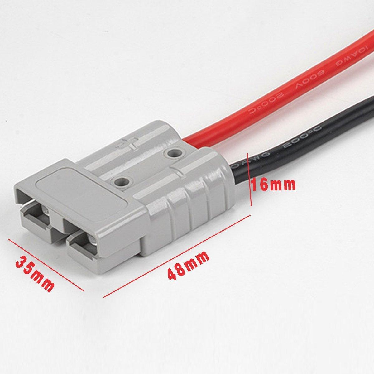 Electric Battery Connector Fuse Holder with Silicone Wire for Car and Boat Power