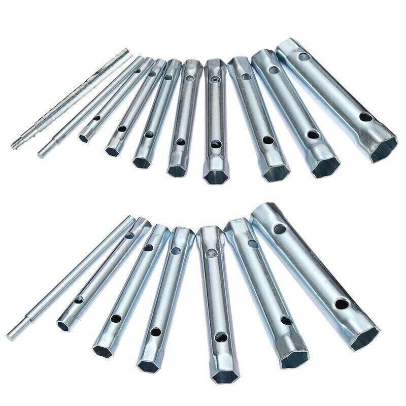 10PCS Spark Plug Wrench Set Hex Socket Spanner Tools for Bike Car and Home Use