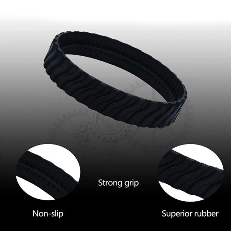 2/4PCS Replacement Pool Cleaner Tires for Zodiac MX6 MX8 R0526100 Tracks - 2PCS