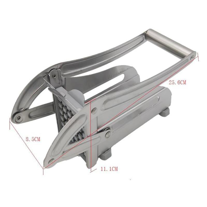 Chip Potato Chipper Maker French Fries Dicer Slicer Chopper Cutter and 2 Blades