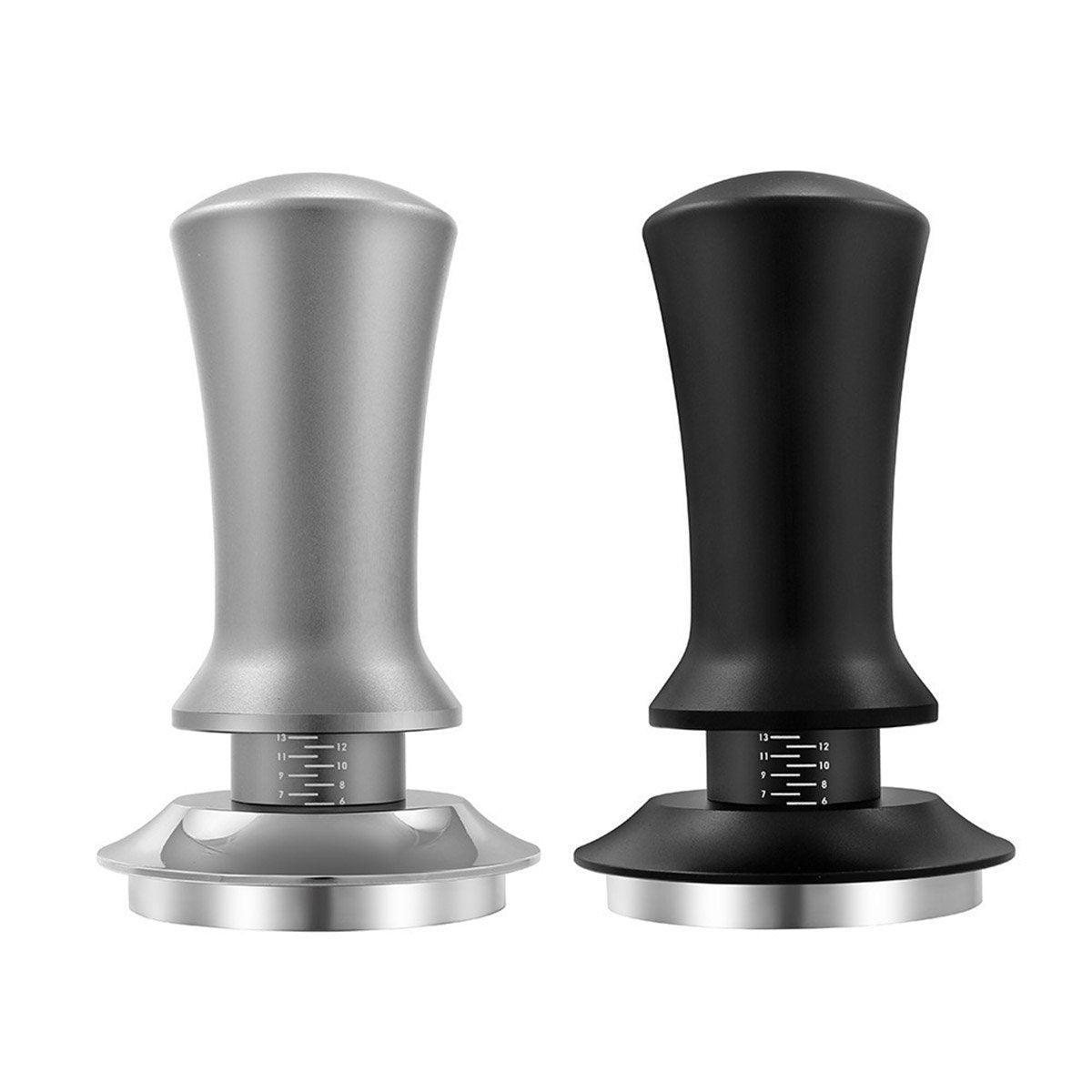 Adjustable Coffee Tamper with Scale Constant Pressure Espresso Powder Press Tool - Black-51mm
