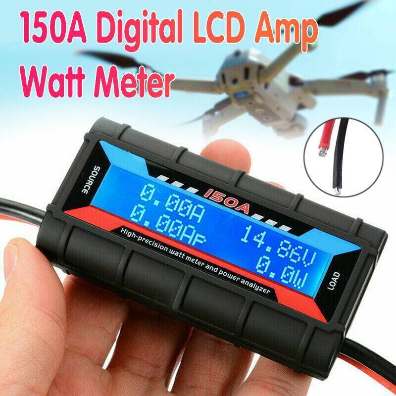 150A Digital LCD Amp Watt Meter Power Analyser Solar Caravan
