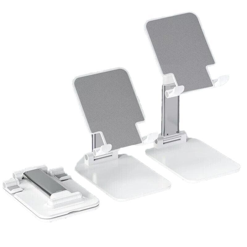 Foldable Adjustable Universal Desk Stand Holder For Mobile Phone Tablet Portable - Pink