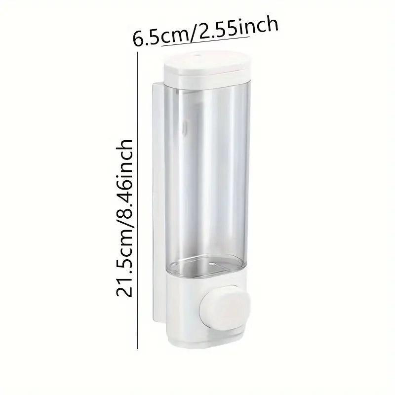 Wall Mounted Soap Dispenser Manual Press Shower Gel Bottle for Hand Sanitizer