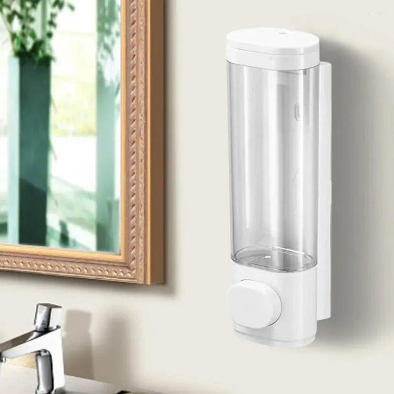 Wall Mounted Soap Dispenser Manual Press Shower Gel Bottle for Hand Sanitizer