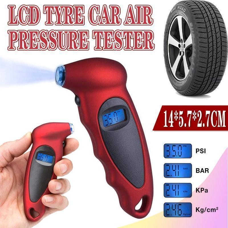 LCD Tyre Car air pressure tester Digital Gauge Auto Truck Tire Motorcycle Meter