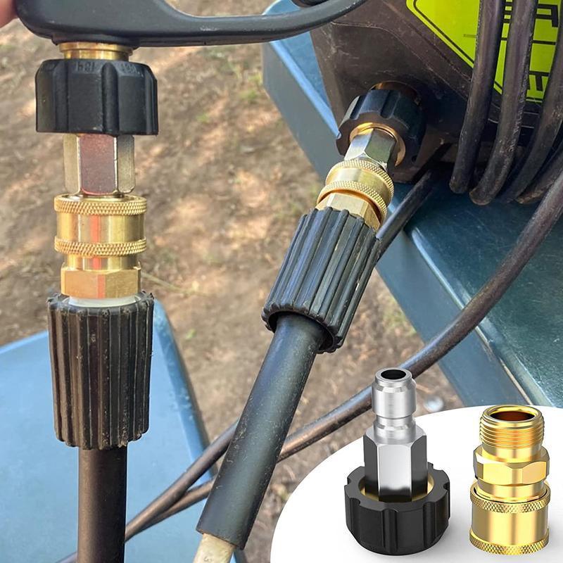 Pressure Washer Adapter 1/4inch Quick Connect Kit M22-14 Adapter