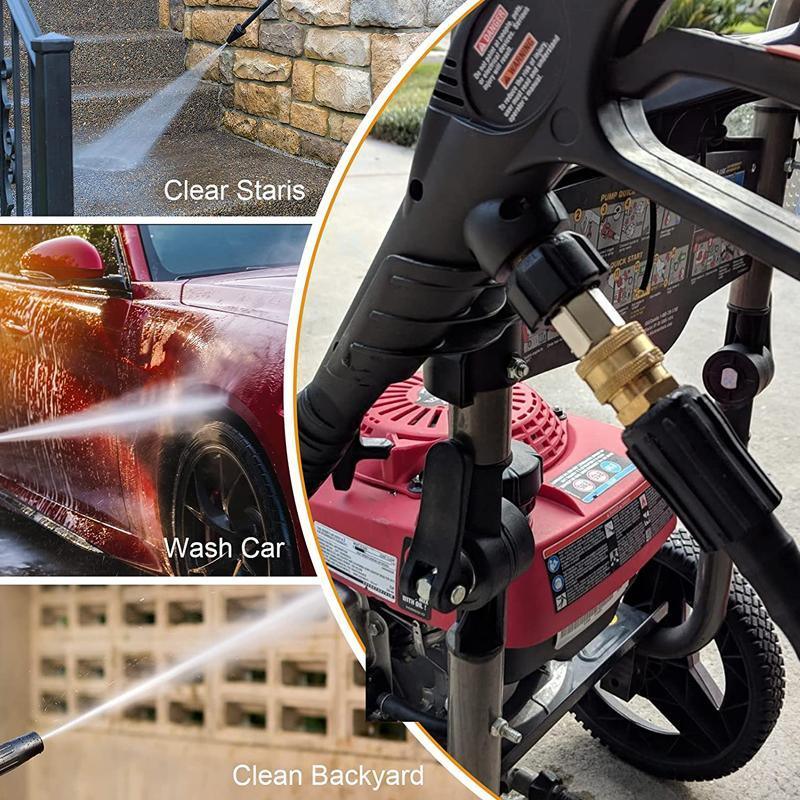 Pressure Washer Adapter 1/4inch Quick Connect Kit M22-14 Adapter