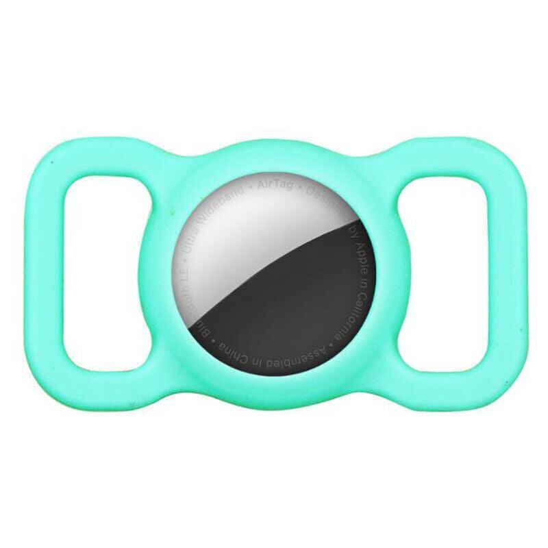 Silicone Collar Attachment Case Compatible with Tracking Device for Pets - White