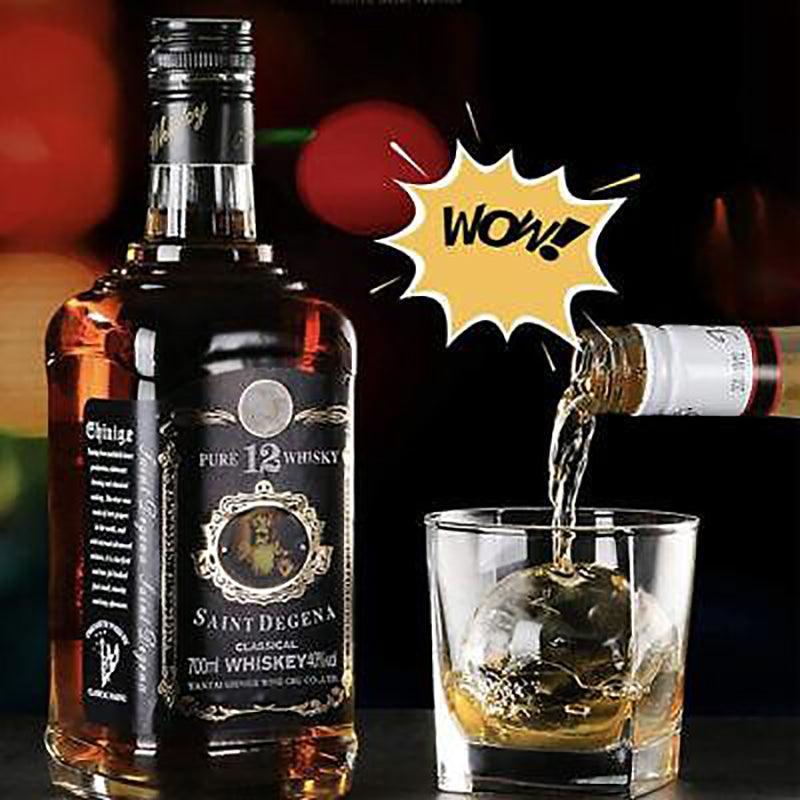 Large Ice Cube Tray Ball Maker Big Silicone Mold Sphere Whiskey Round Mould - Circular 6 grid