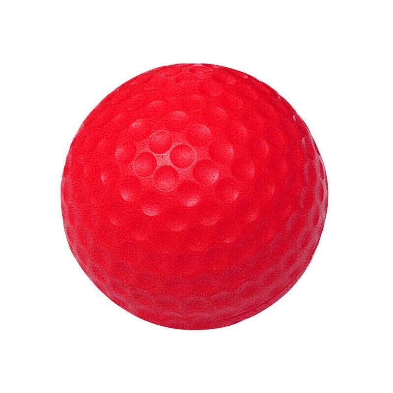 12 Pack Indoor/Outdoor Golf Practice Foam Balls - Red