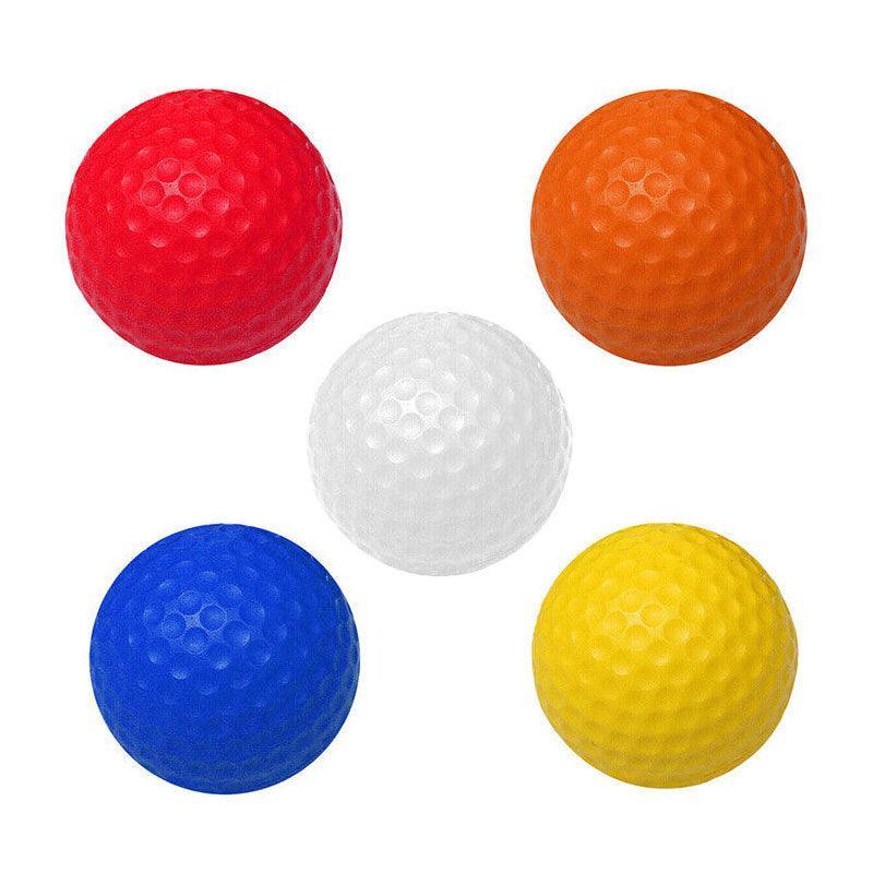 12 Pack Indoor/Outdoor Golf Practice Foam Balls - Yellow