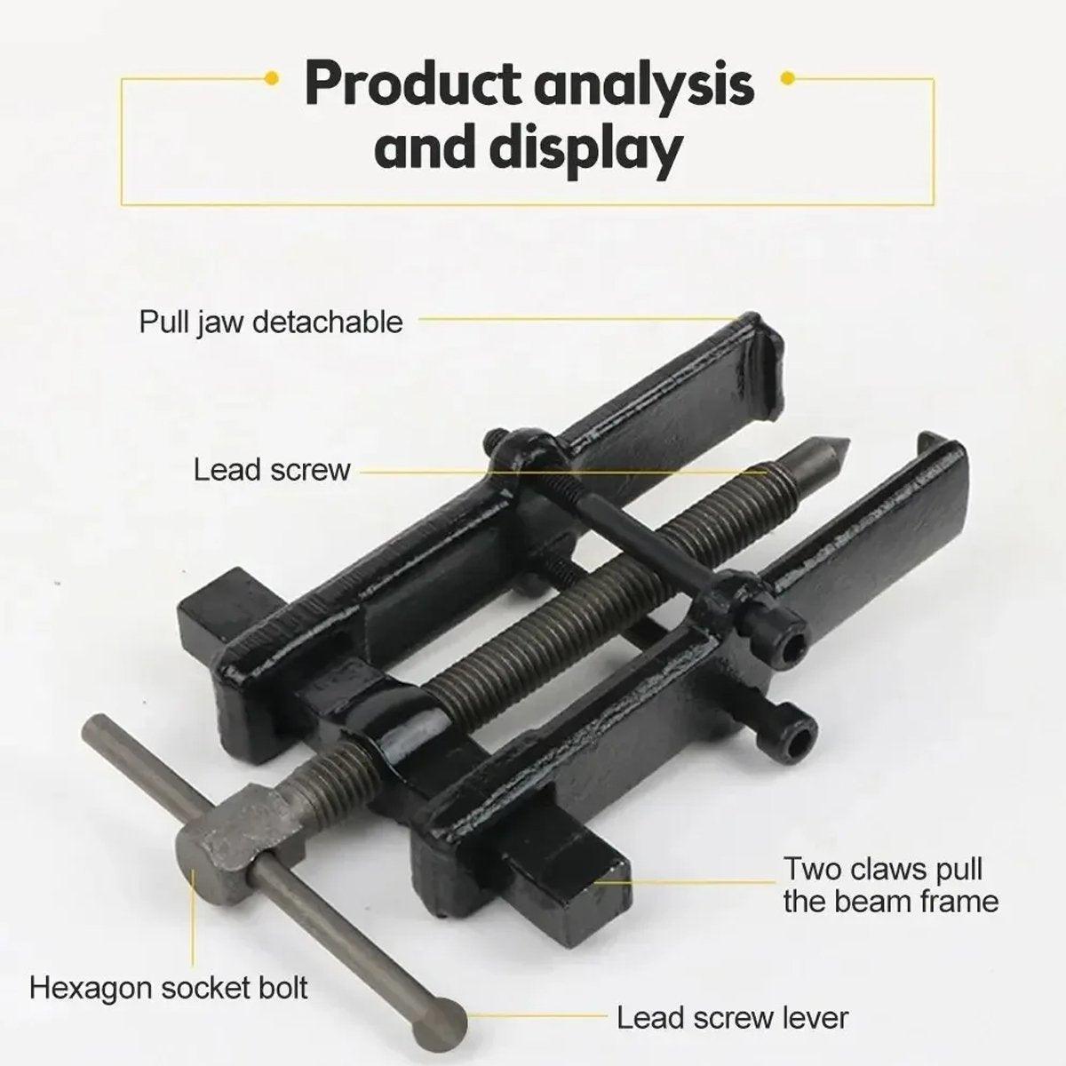 Small Wheel Bearing Puller Two Claws Dismantling Multifunctional Remover Tool - 6 inch