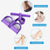 Multi-Function Exercise Tension Rope Foot Pedal Resistance Fitness Pull Bands - Pink