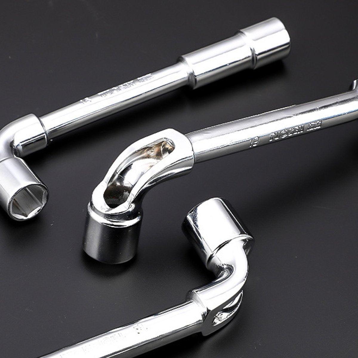 6-23mm L Shaped Socket Wrench Elbow Multi Size Hardware Repair Tool Set - 16mm