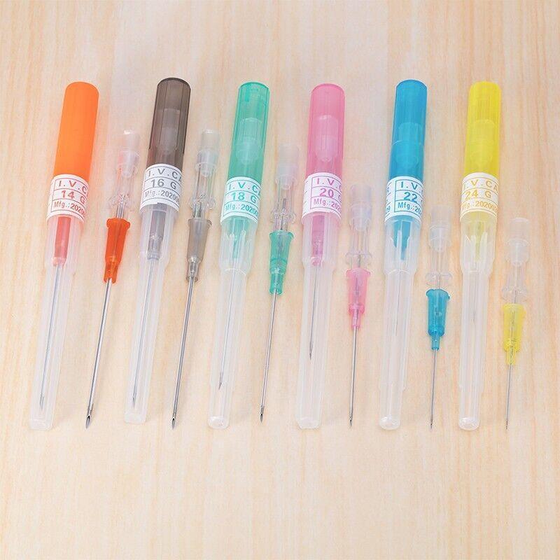 14G - 26G Catheter Cannular Tube Sterilized Body Piercing Needles 5Pcs - 0.8MM 20G