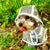 Puppy Waterproof Pet Dog Raincoat Jacket Clothes Vest Rain Coat Outdoor Hoodies White - M