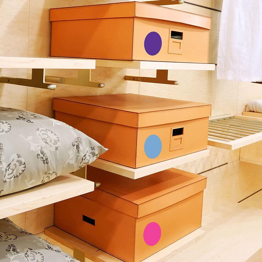 Purple Assorted Sizes Colour Sticker Dots Adhesive Round Labels Circular Spot Scrapbook - 50mm*8 Dots