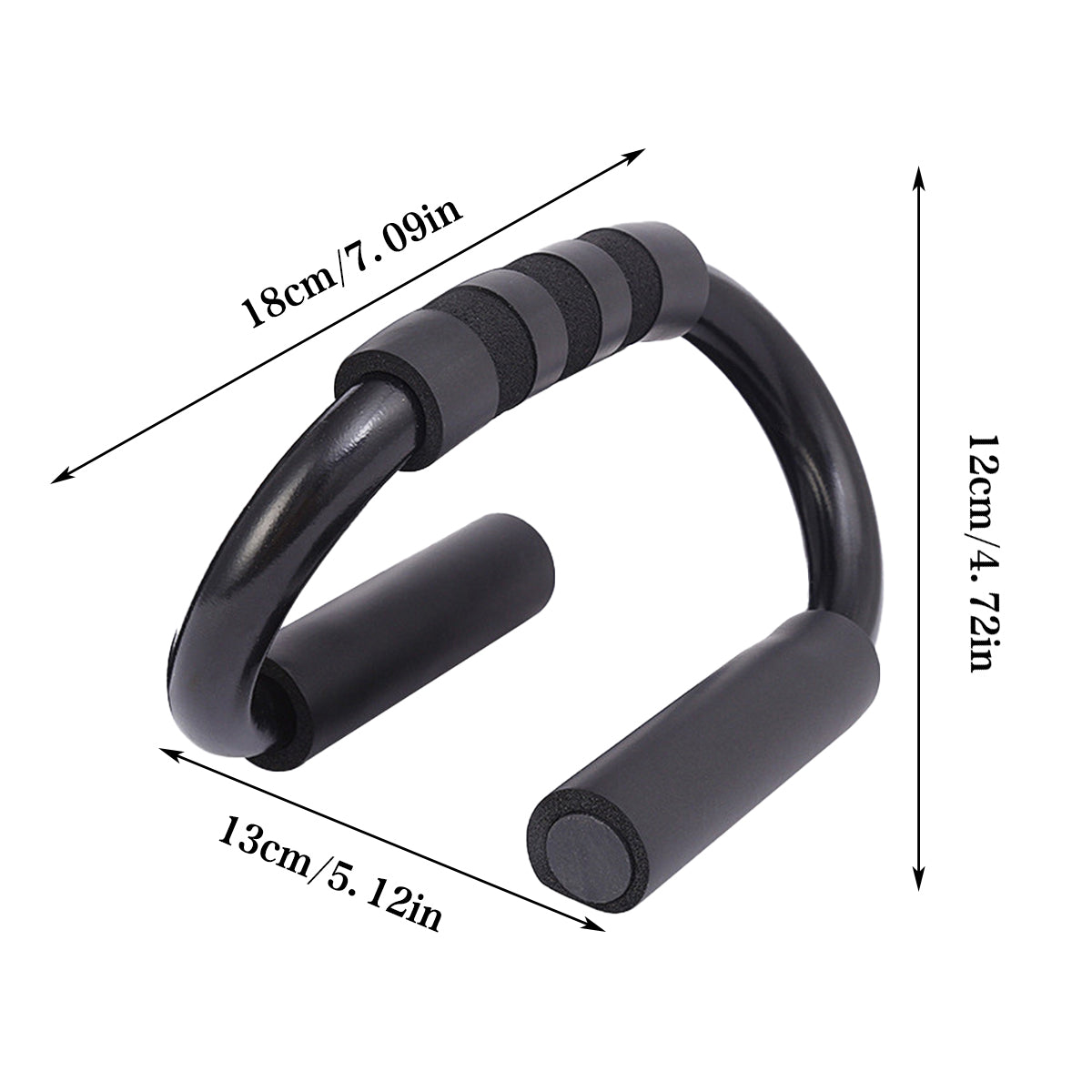 Push Up Bar Stand S Shape Home Workout Arm Chest Trainer Indoor Fitness Tool