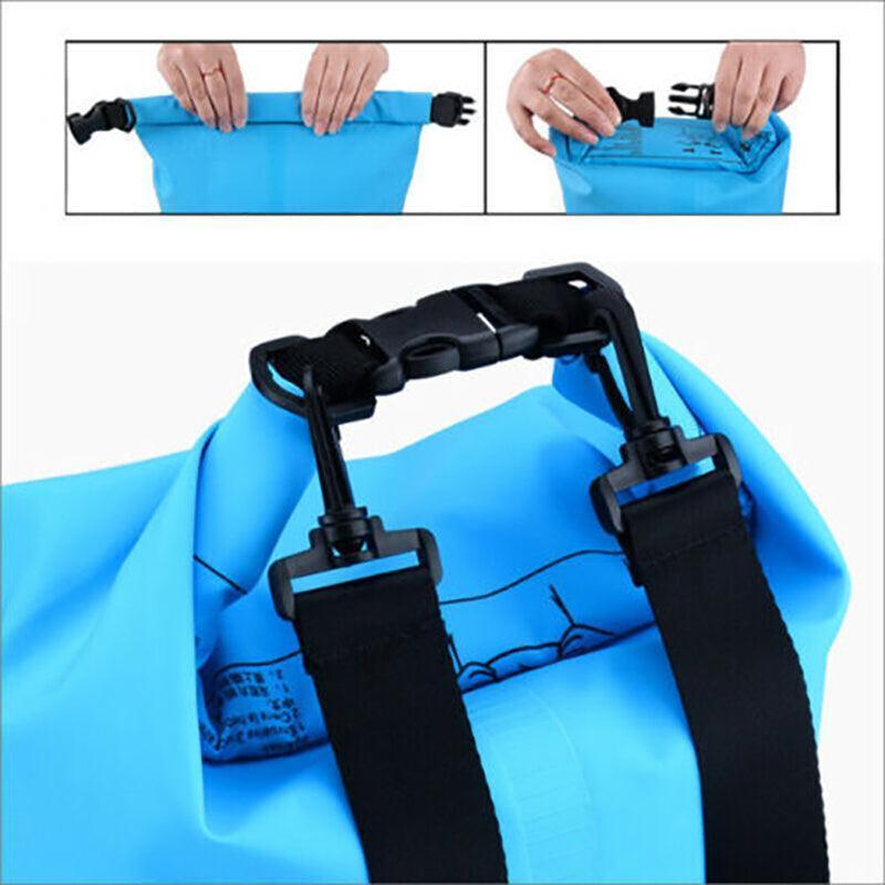 Orange Waterproof Bag Dry Sack Fishing Camping Canoeing Outdoor Sport 2/5/10/15/20/30 L - 20L