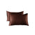 2X Satin Pillow Case Bedroom Pillowcase Cushion Covers Home Decor Luxury Slip - Coffee