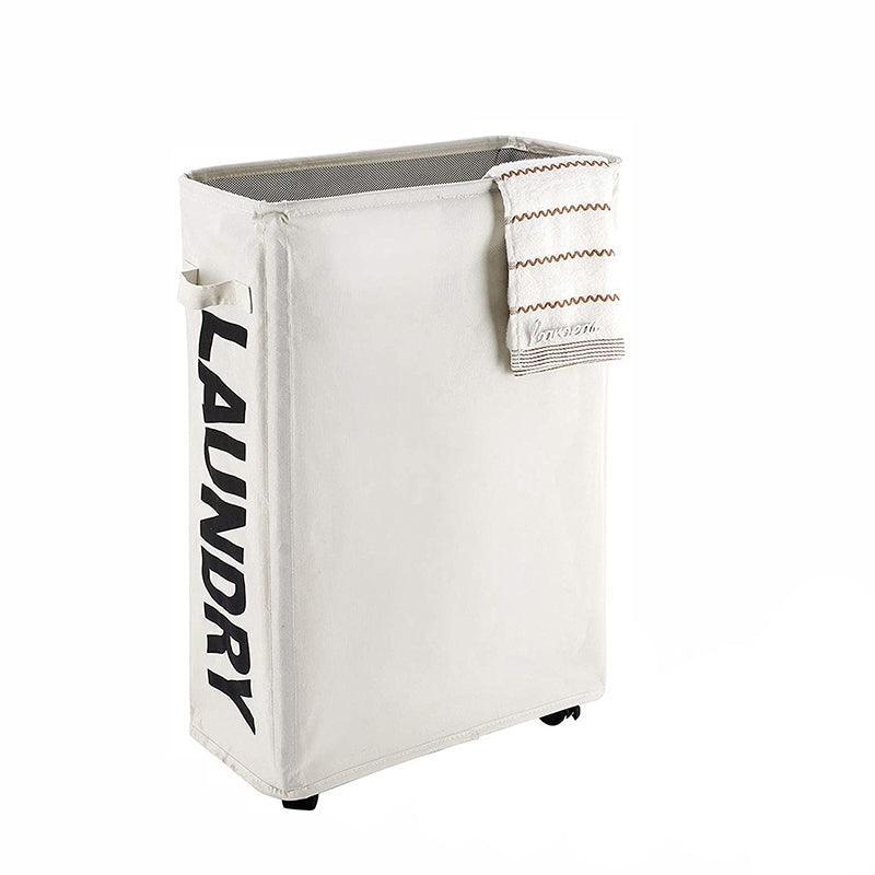 Large Foldable Laundry Washing Clothes Storage Bag Hamper Basket Bin Organiser - Purple