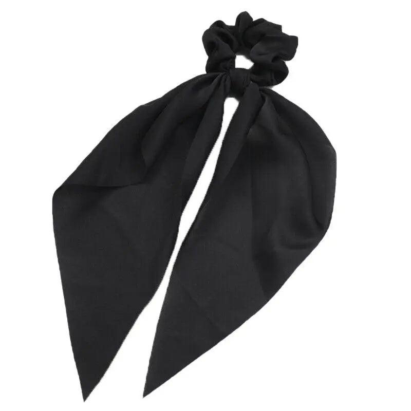 Chiffon Ponytail Scarf Bow Elastic Hair Rope Tie Scrunchies Ribbon Hair Bands - 17